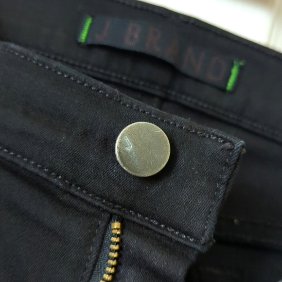 J Brand Classic Mid Rise Slim Fit Ankle Boot Cut Jeans Hewson Black 30 - Picture 12 of 16